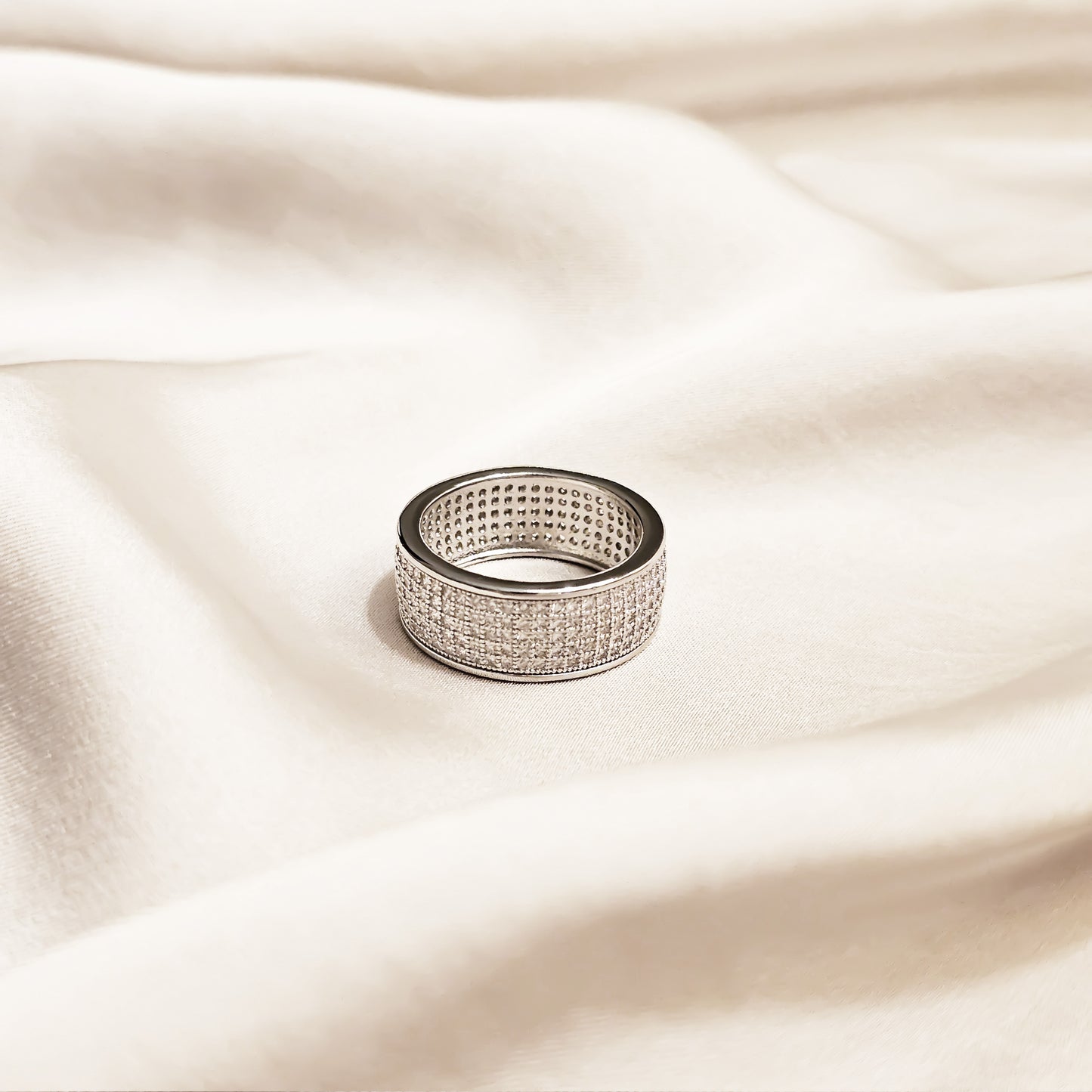 Radiance Circle Zircon Ring
