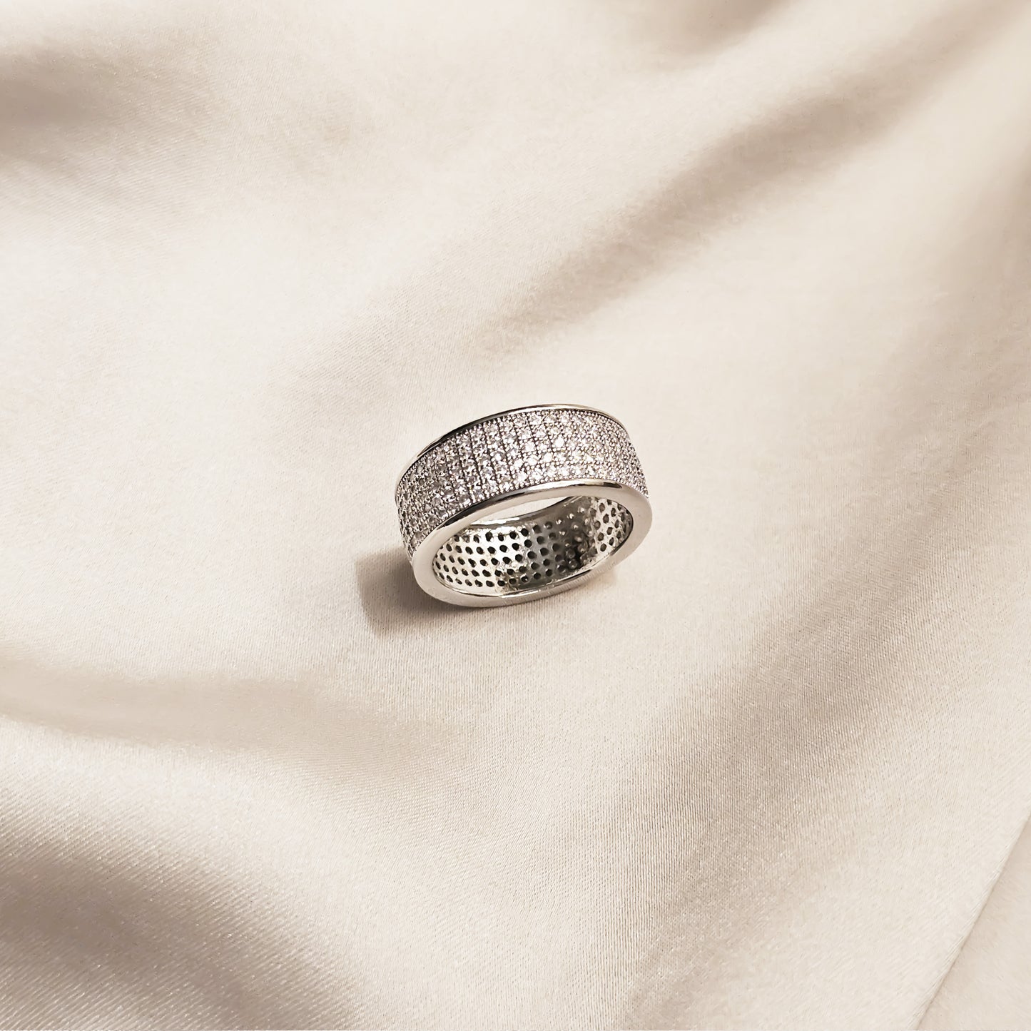 Radiance Circle Zircon Ring