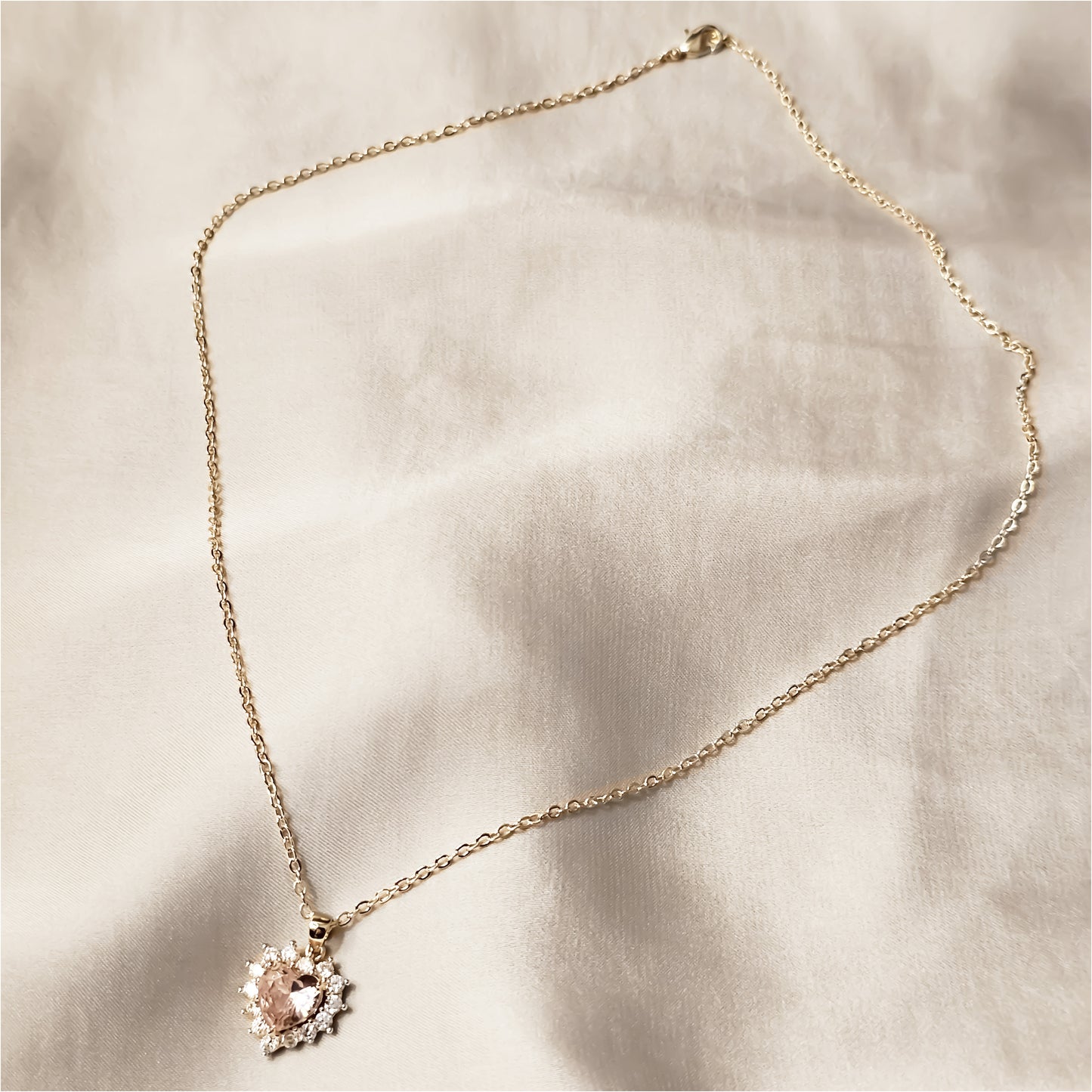Ice Out Full Zirconia Diamond Heart Pendant