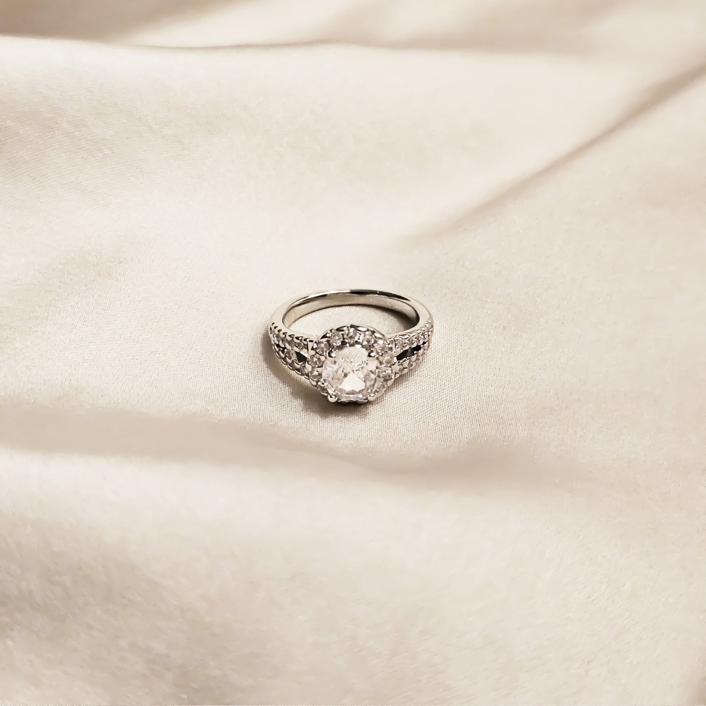 Starlight Crown Zircon Ring