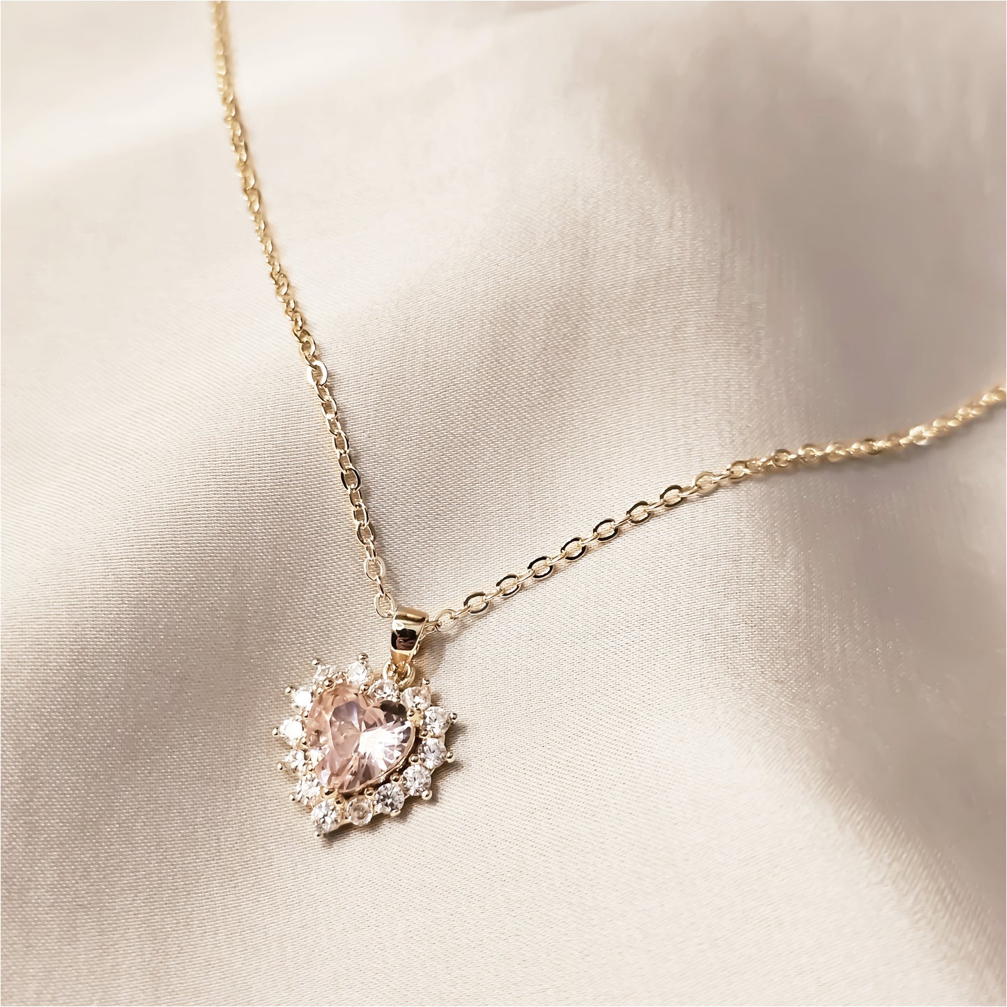 Ice Out Full Zirconia Diamond Heart Pendant