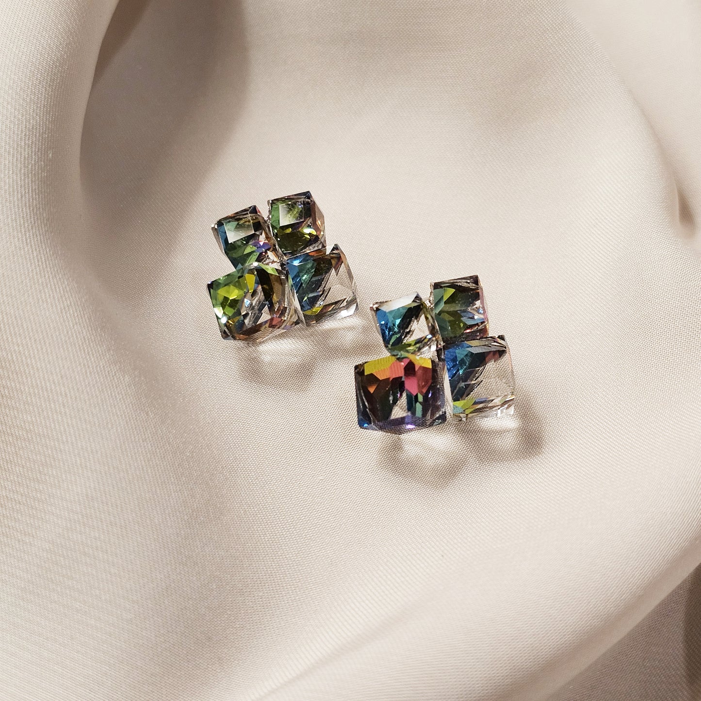 Cubic Shape Trendy Studds Earrings