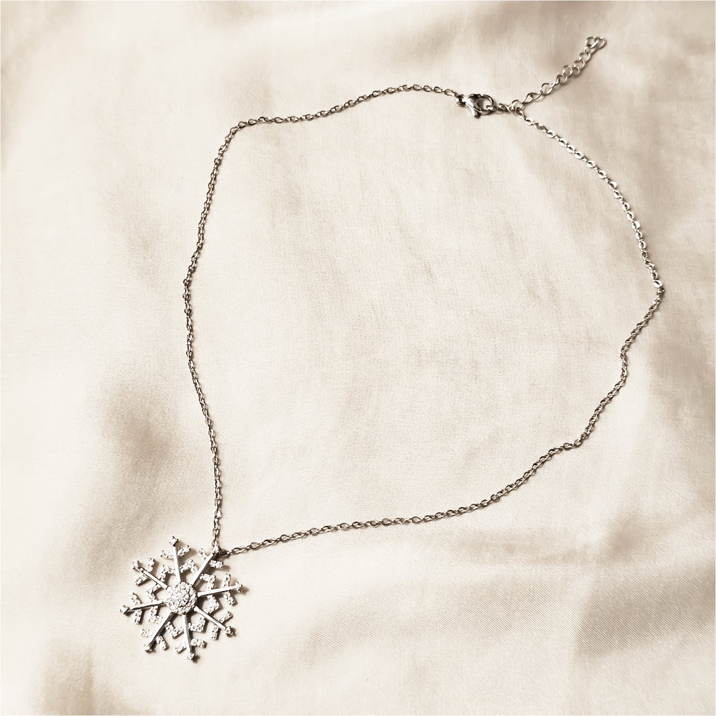 Snowflake Penadant special pattern Silver 925