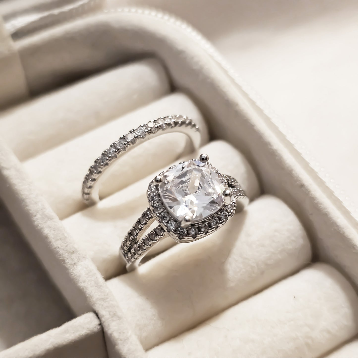 Infinity Pair Zircon Ring