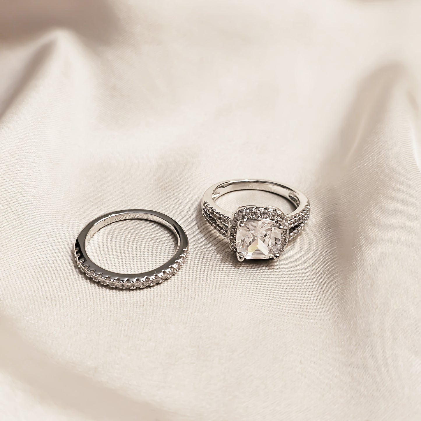 Infinity Pair Zircon Ring