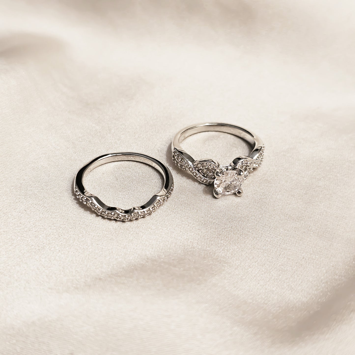 Celeste Duo Diamond Zircon Ring