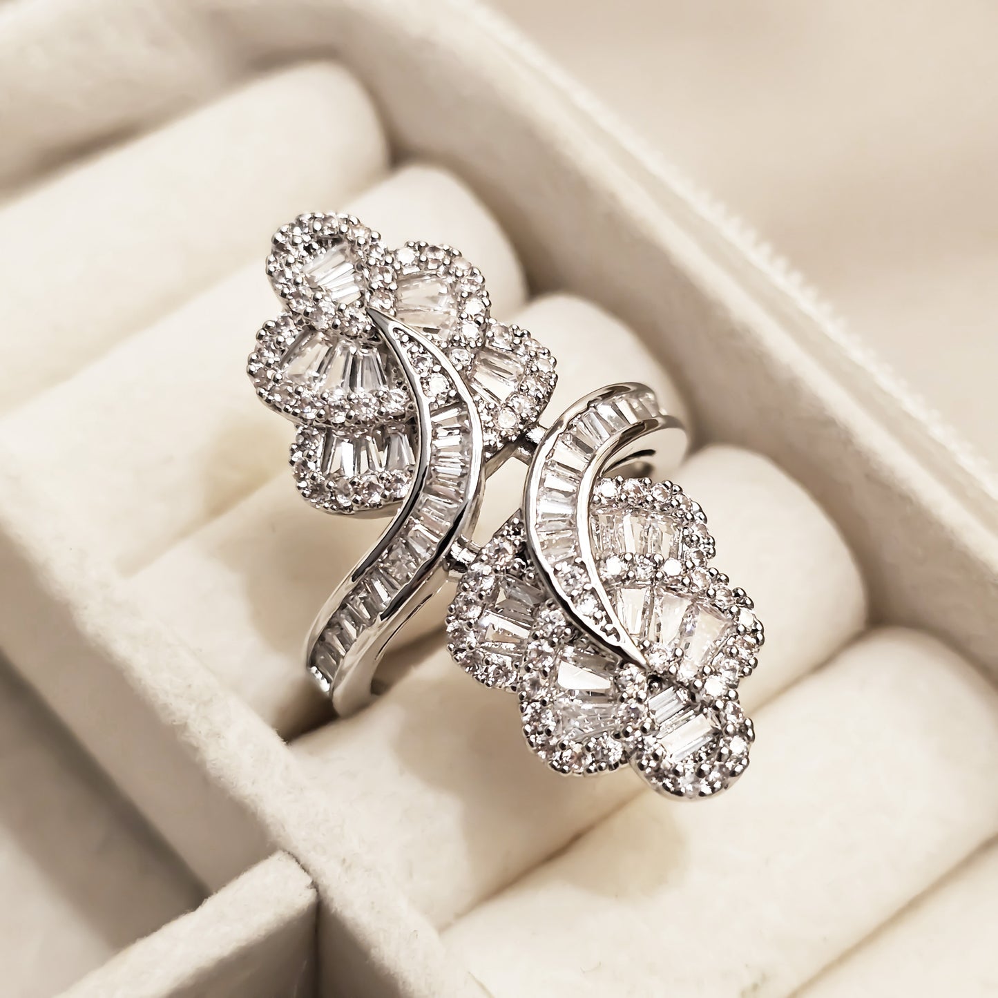 Moonlit Mirage Diamond Ring