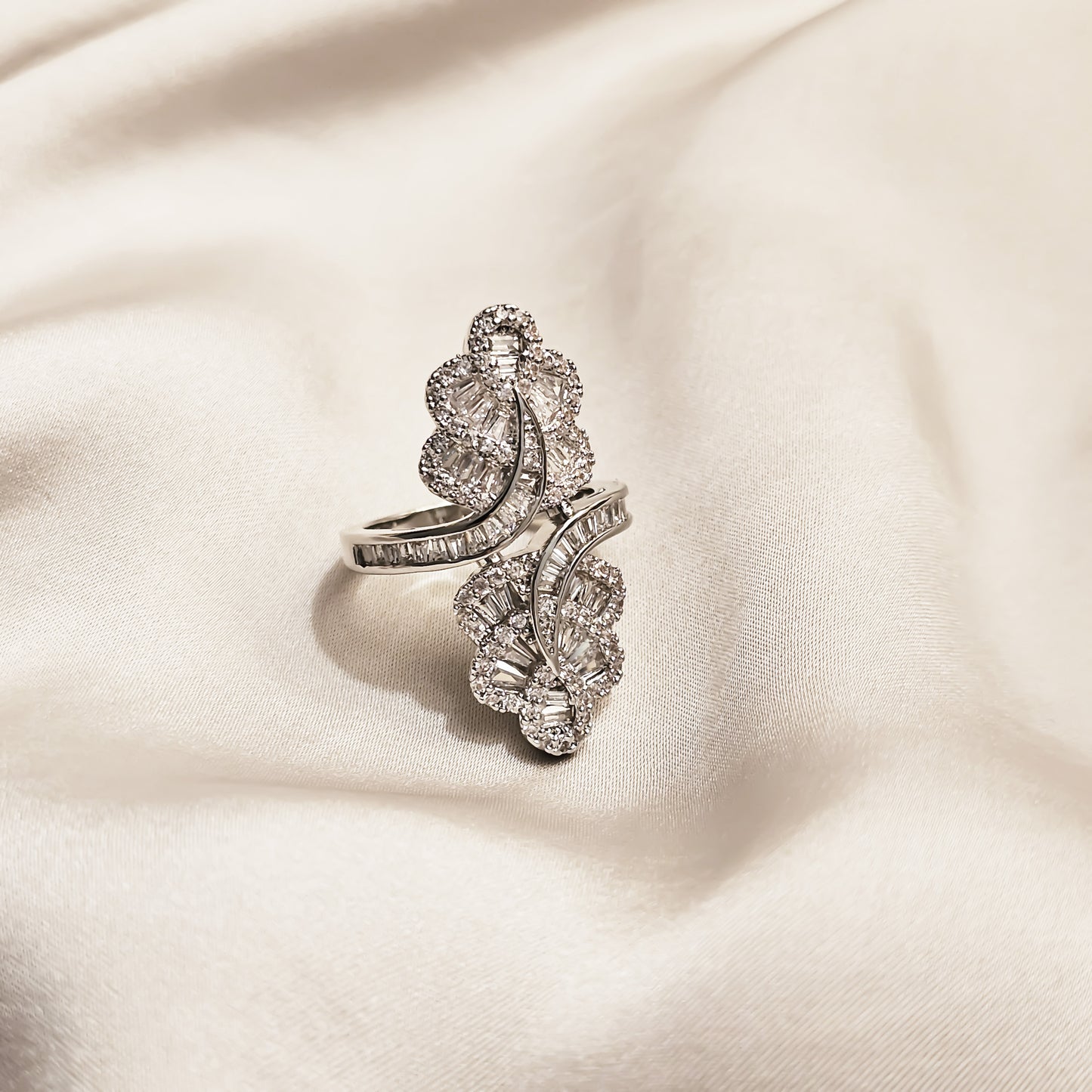 Moonlit Mirage Diamond Ring