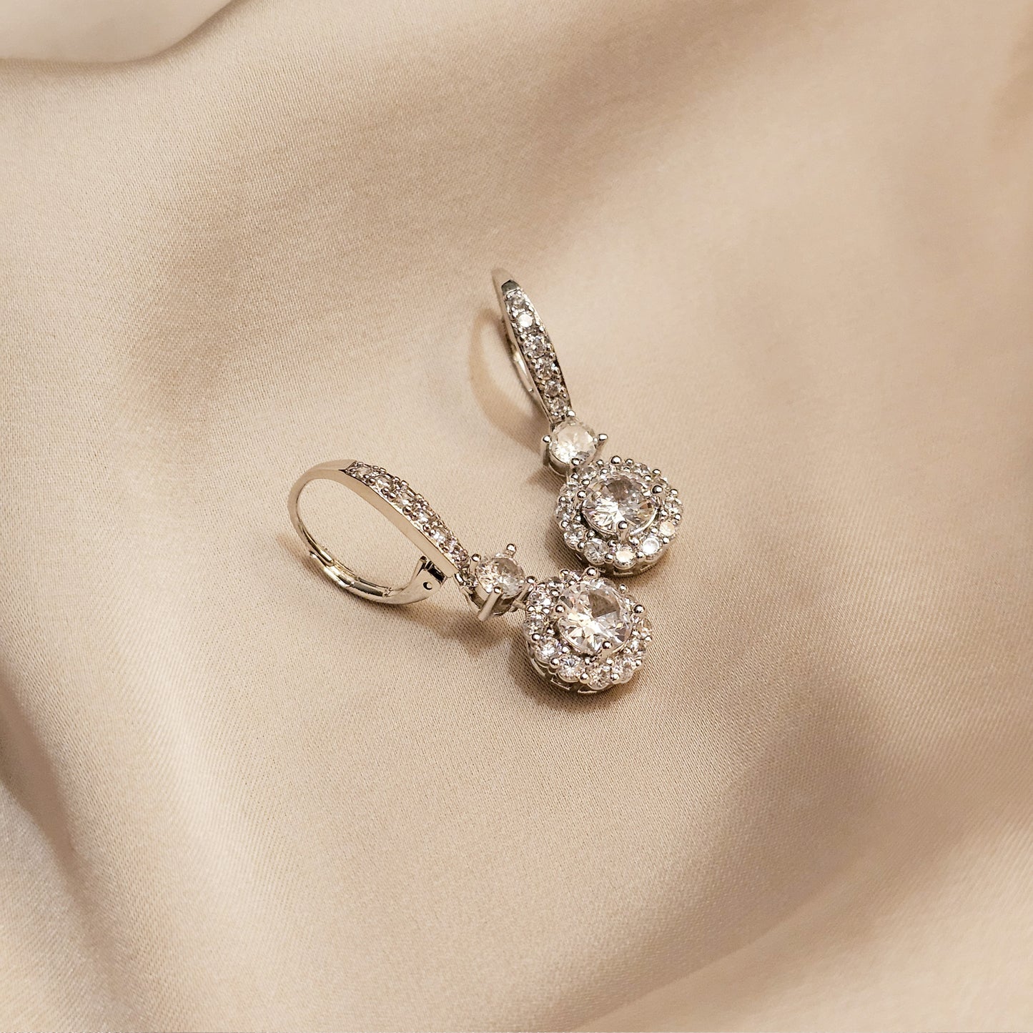 Exquisite Diamond Earrings