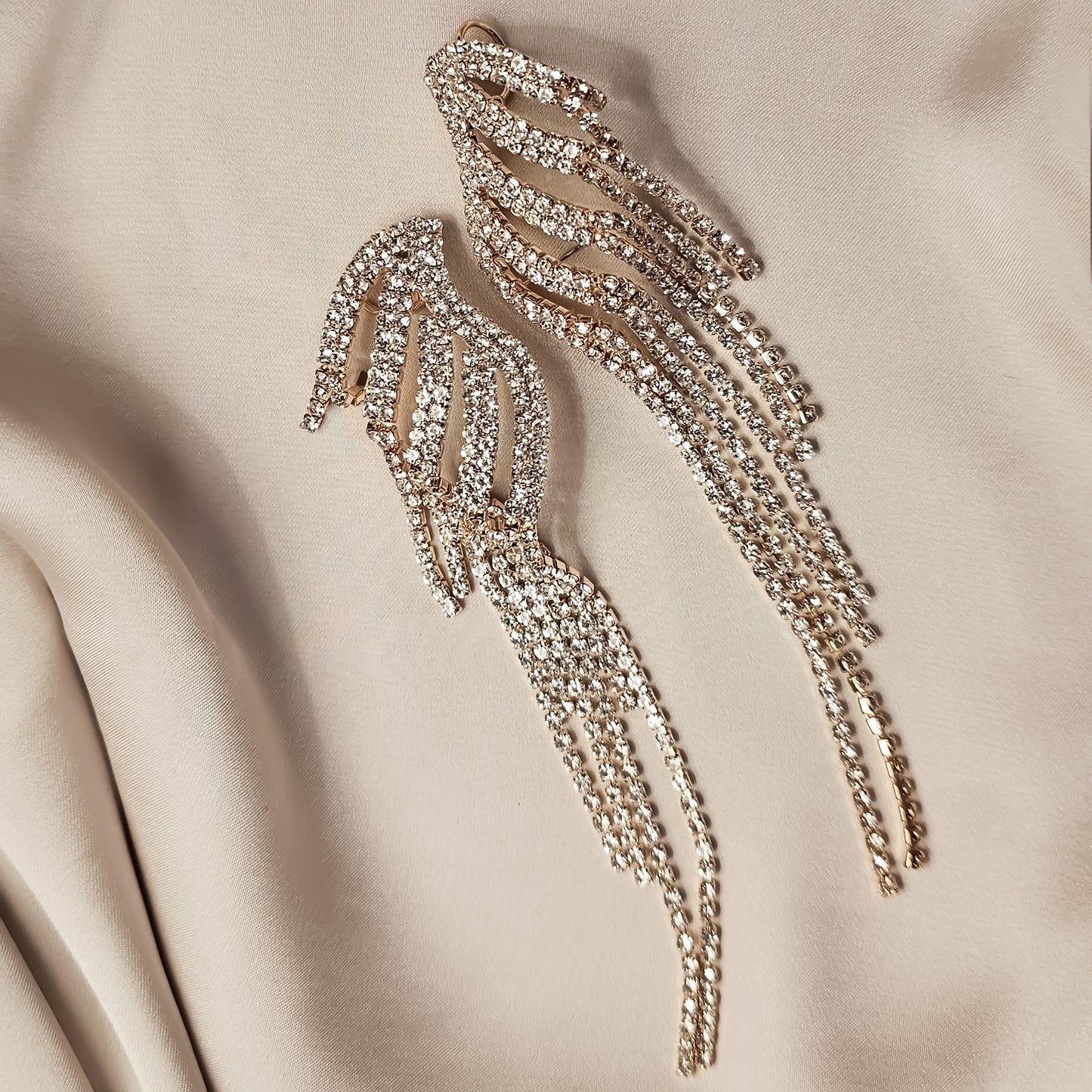 Pavé Waterfall Earrings