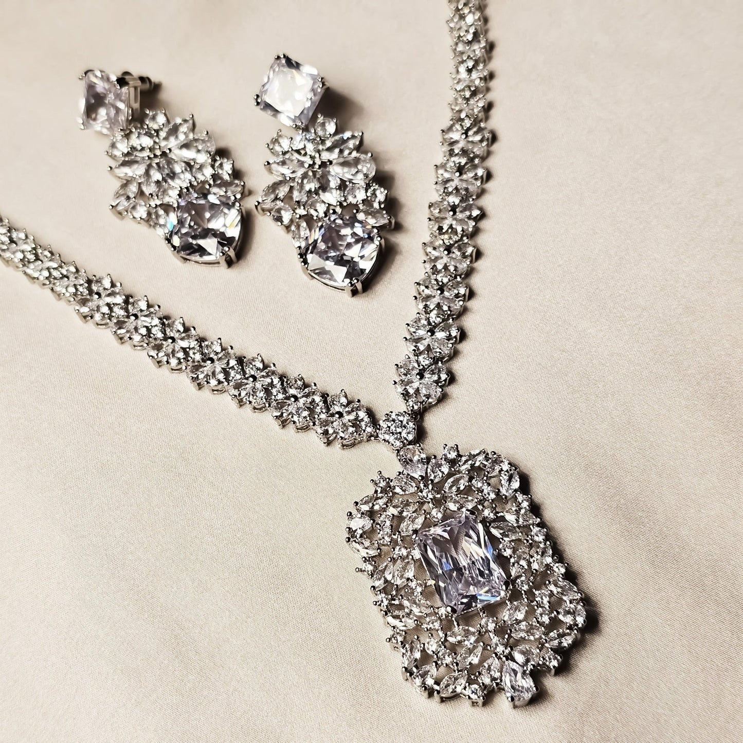 Empress Cut Zircon Set - FAH Jewelry