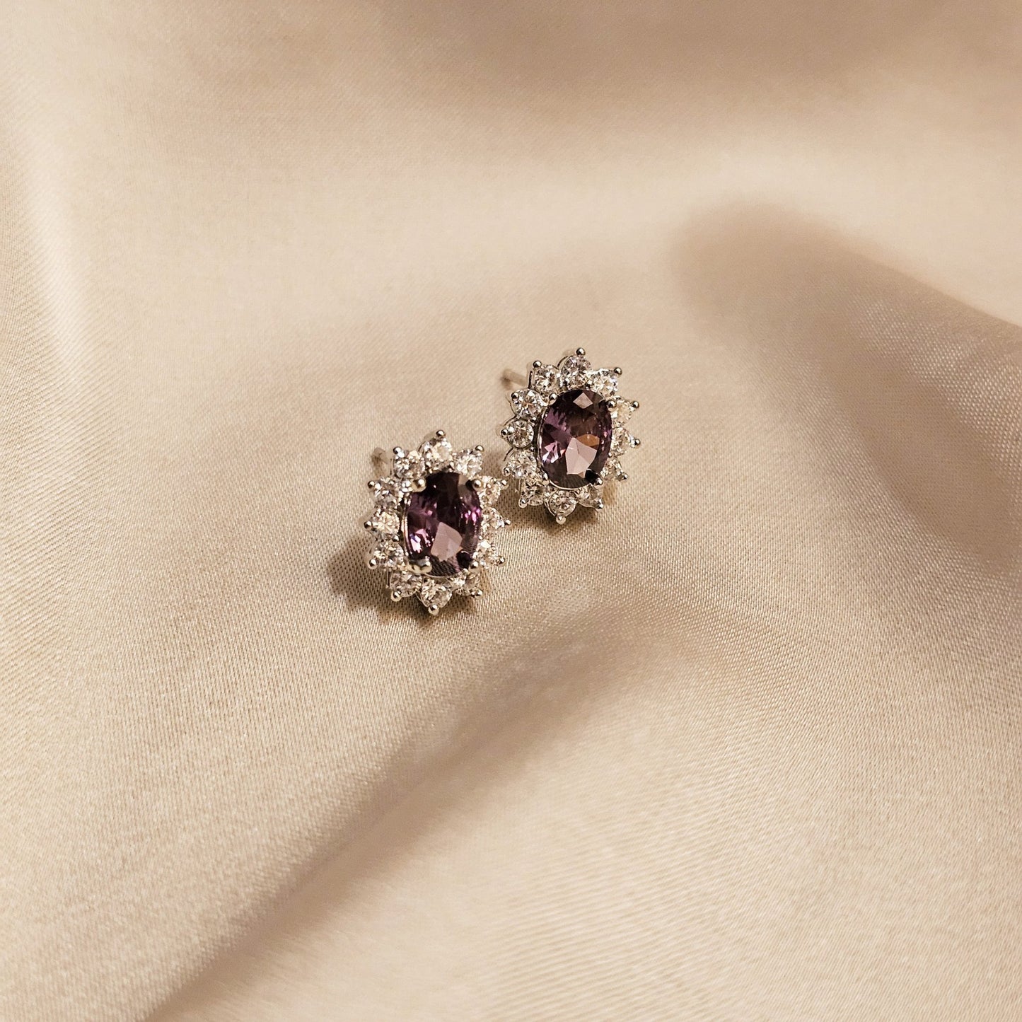 Purple Radiance Studds - FAH Jewelry