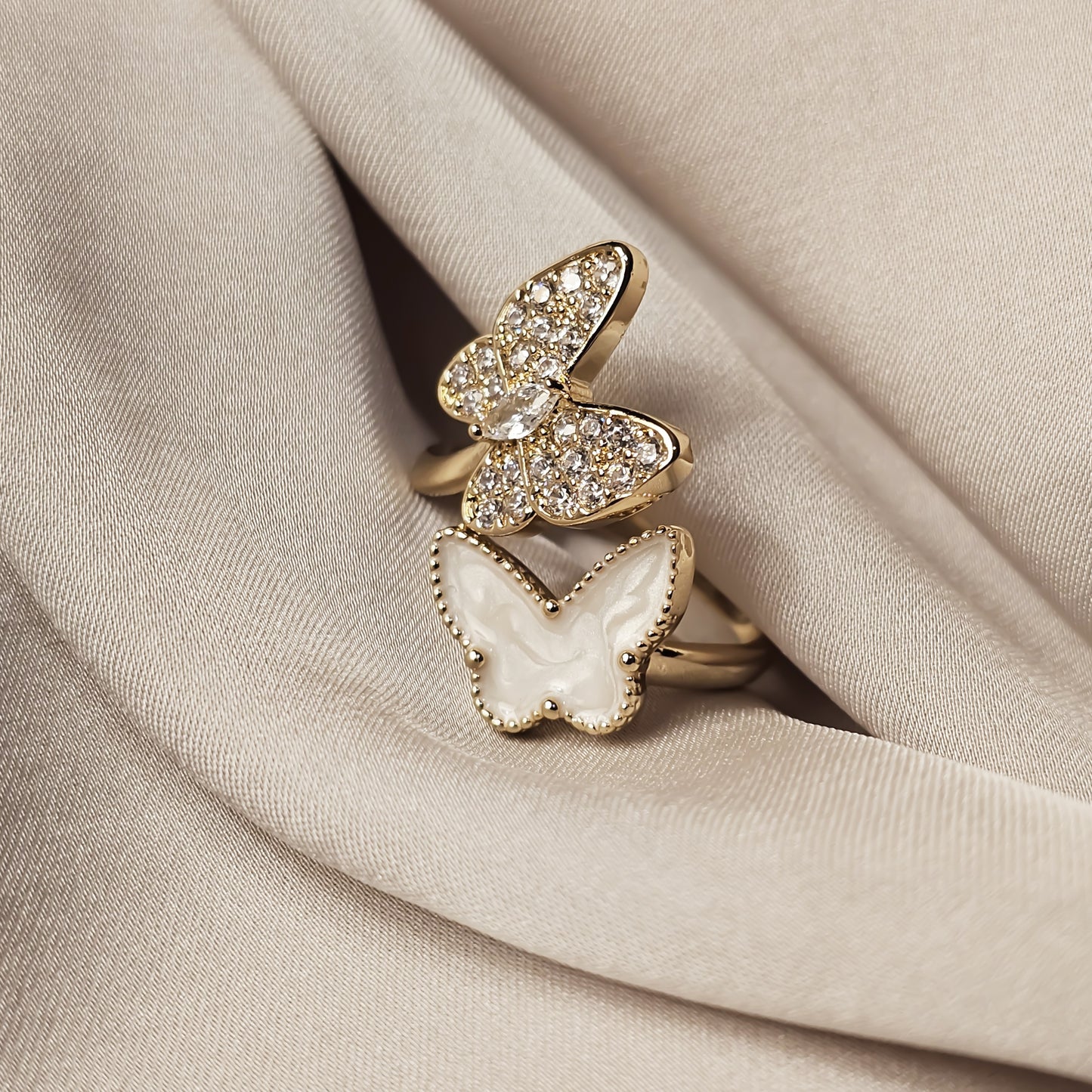 JAdore Butterfly Decor Ring