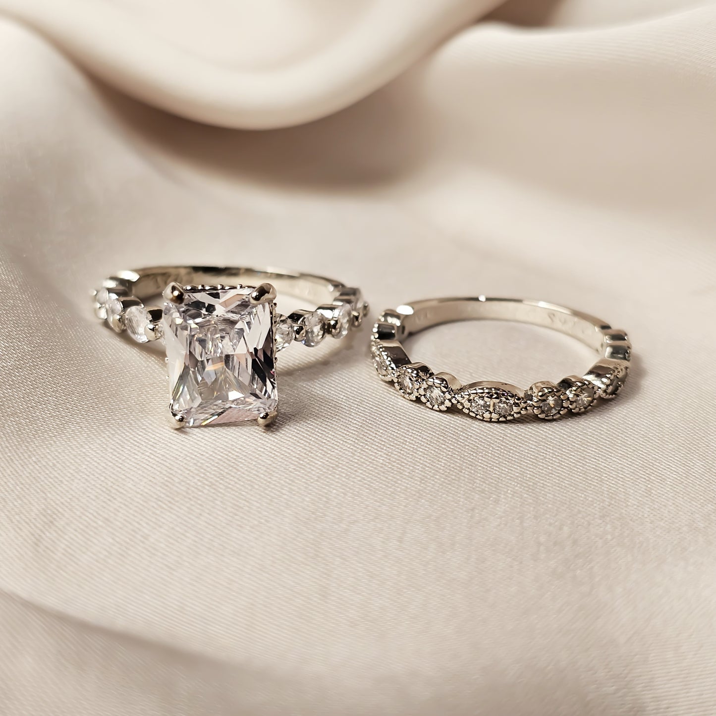 White Sapphire Ring