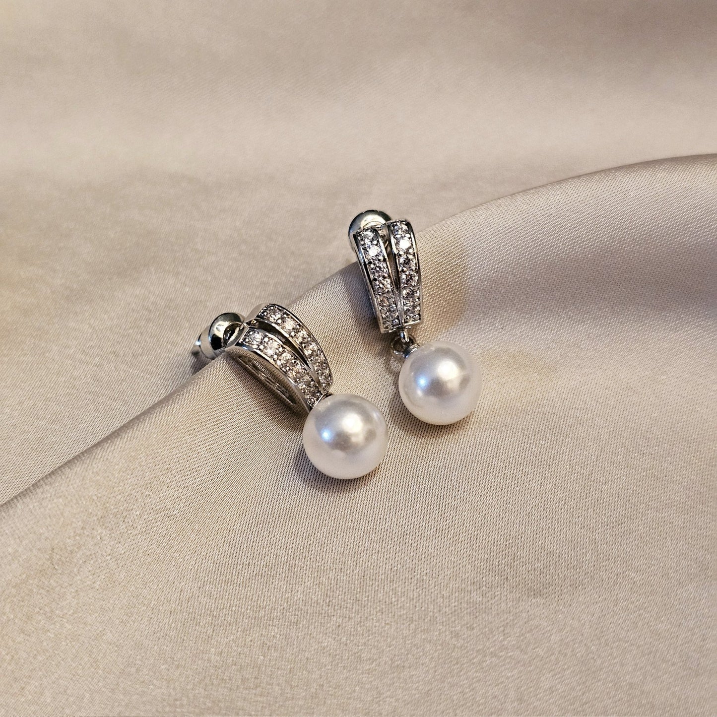 Royal Glow Pearl Earrings - FAH Jewelry