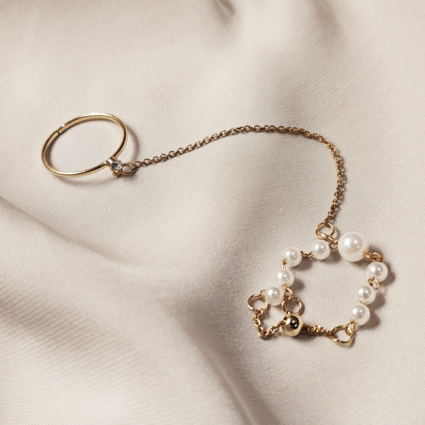 Creative Retro Two-Rings With Chain