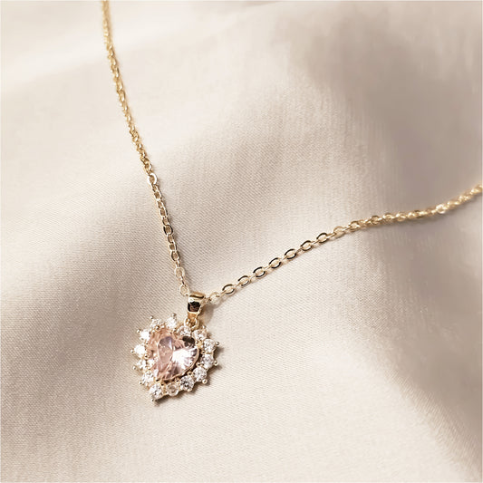 Ice Out Full Zirconia Diamond Heart Pendant