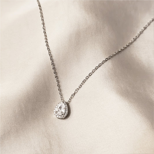 Teardrop Shape zirconia Pendant