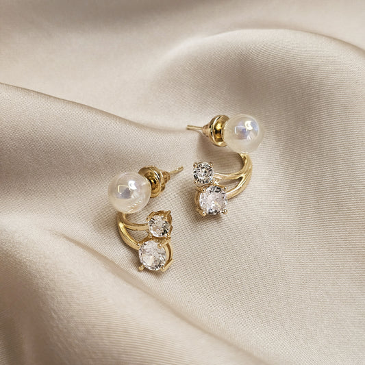 European Trendy Earcuffs With Pearl
