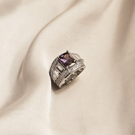 Celeste Violet Gleam Ring