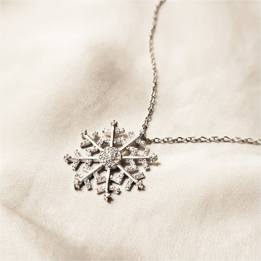Snowflake Penadant special pattern Silver 925