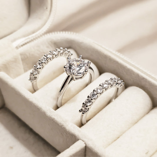 Radiant Reign 3 Pcs Ring