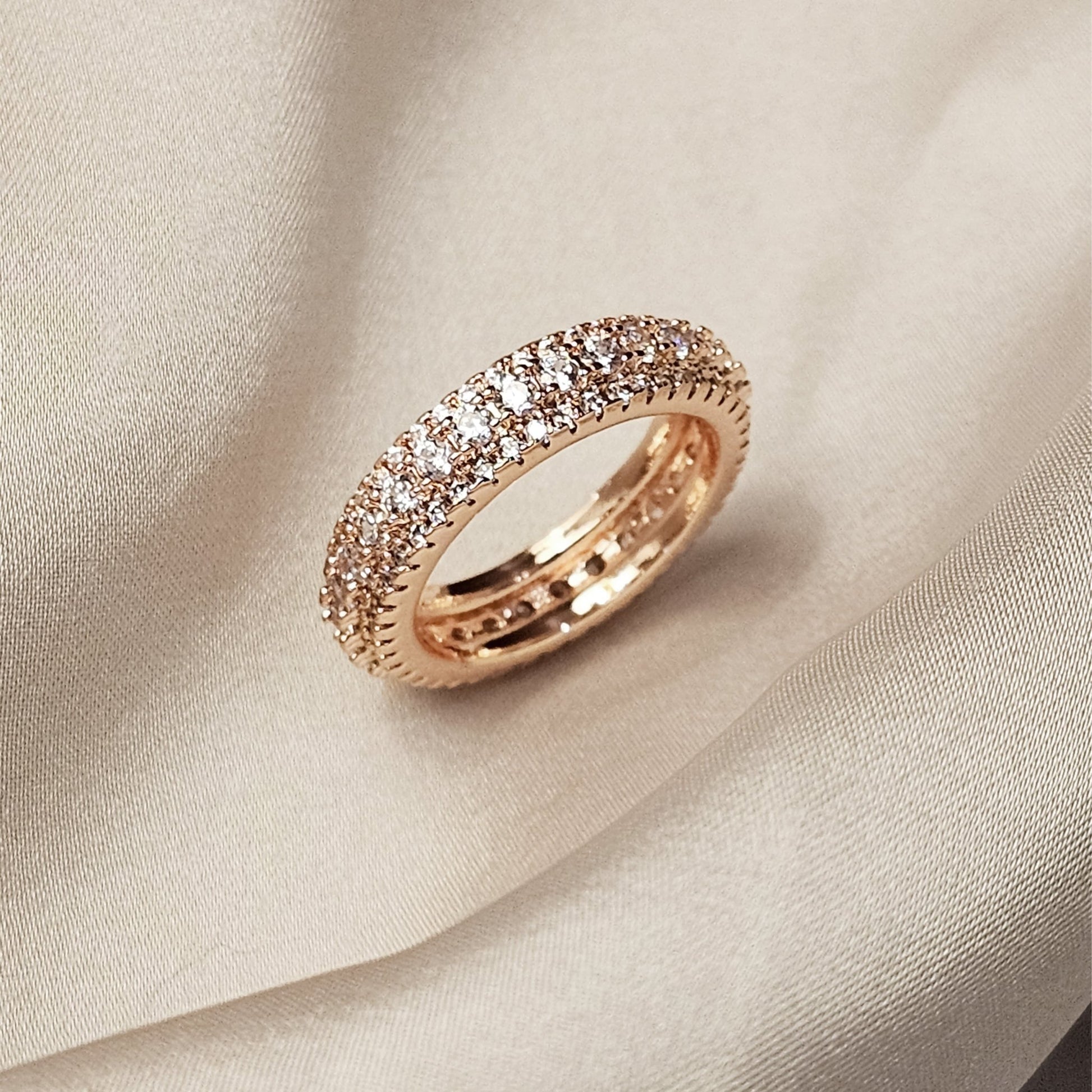 Aster Tail Zircon Ring - FAH Jewelry