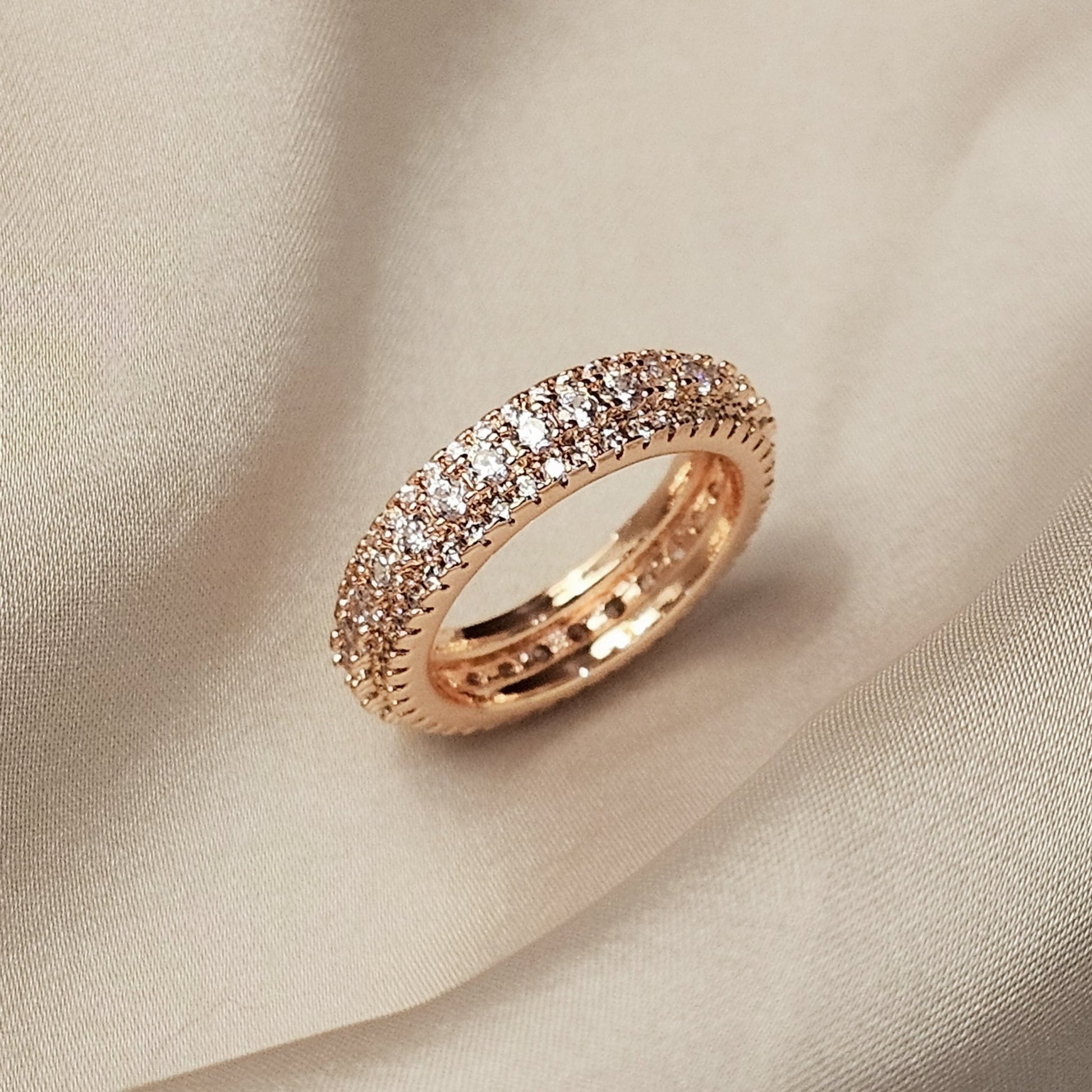 Aster Tail Zircon Ring - FAH Jewelry