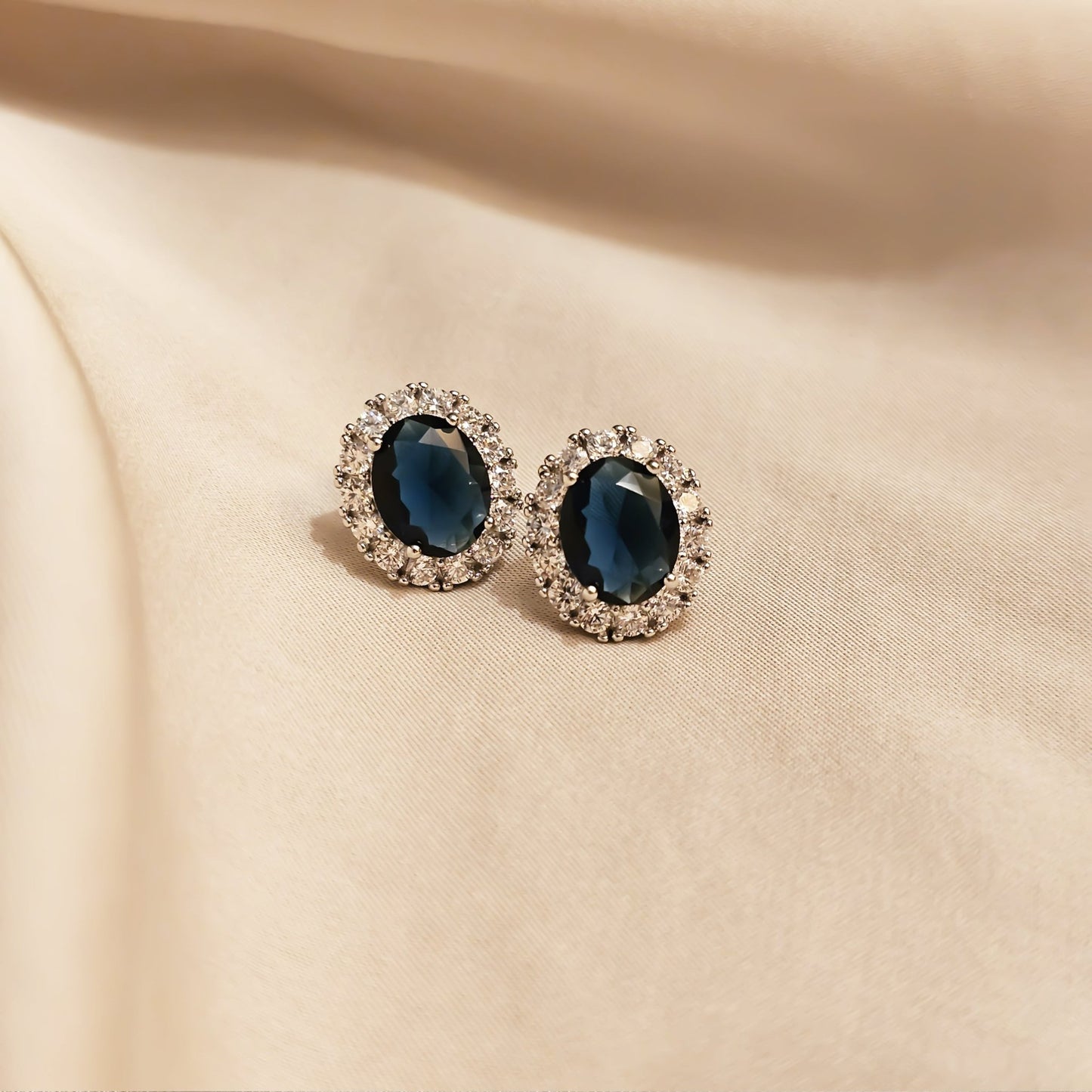 Azure Bloom Studds - FAH Jewelry