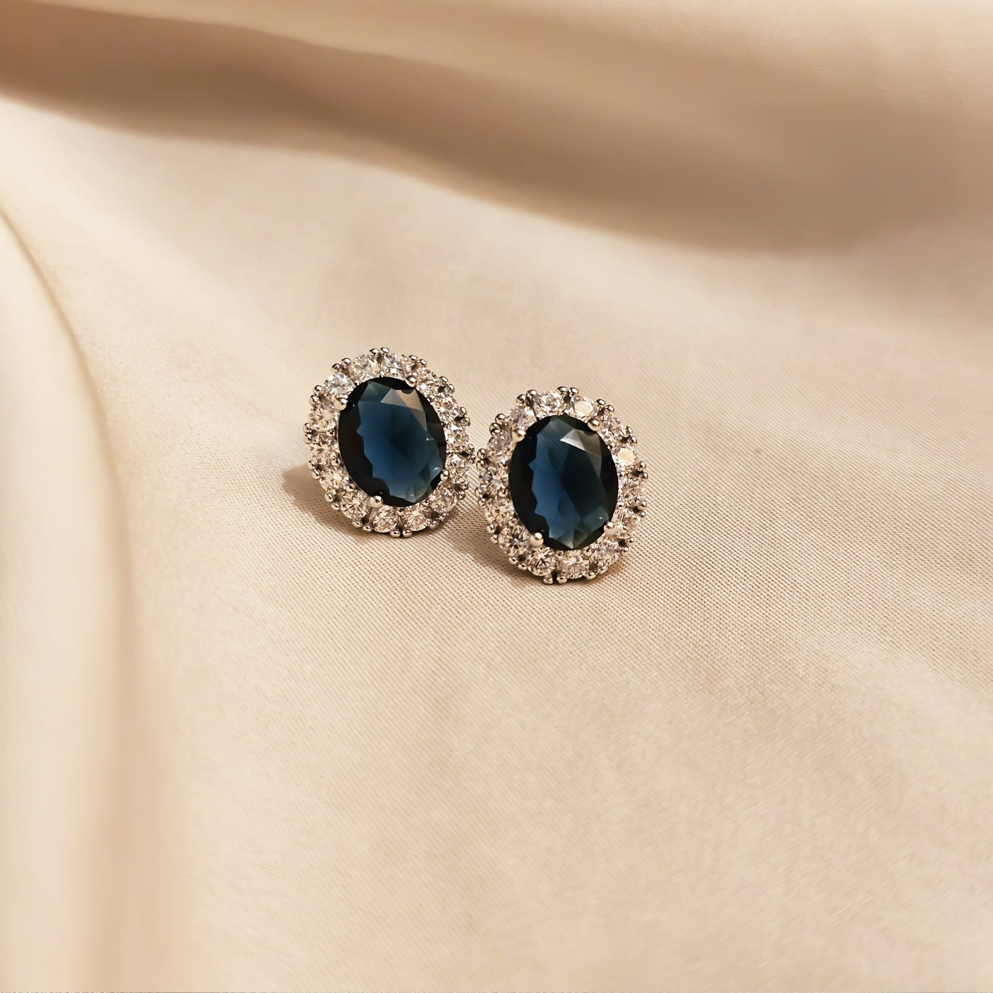 Azure Bloom Studds - FAH Jewelry