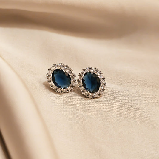 Azure Bloom Studds - FAH Jewelry