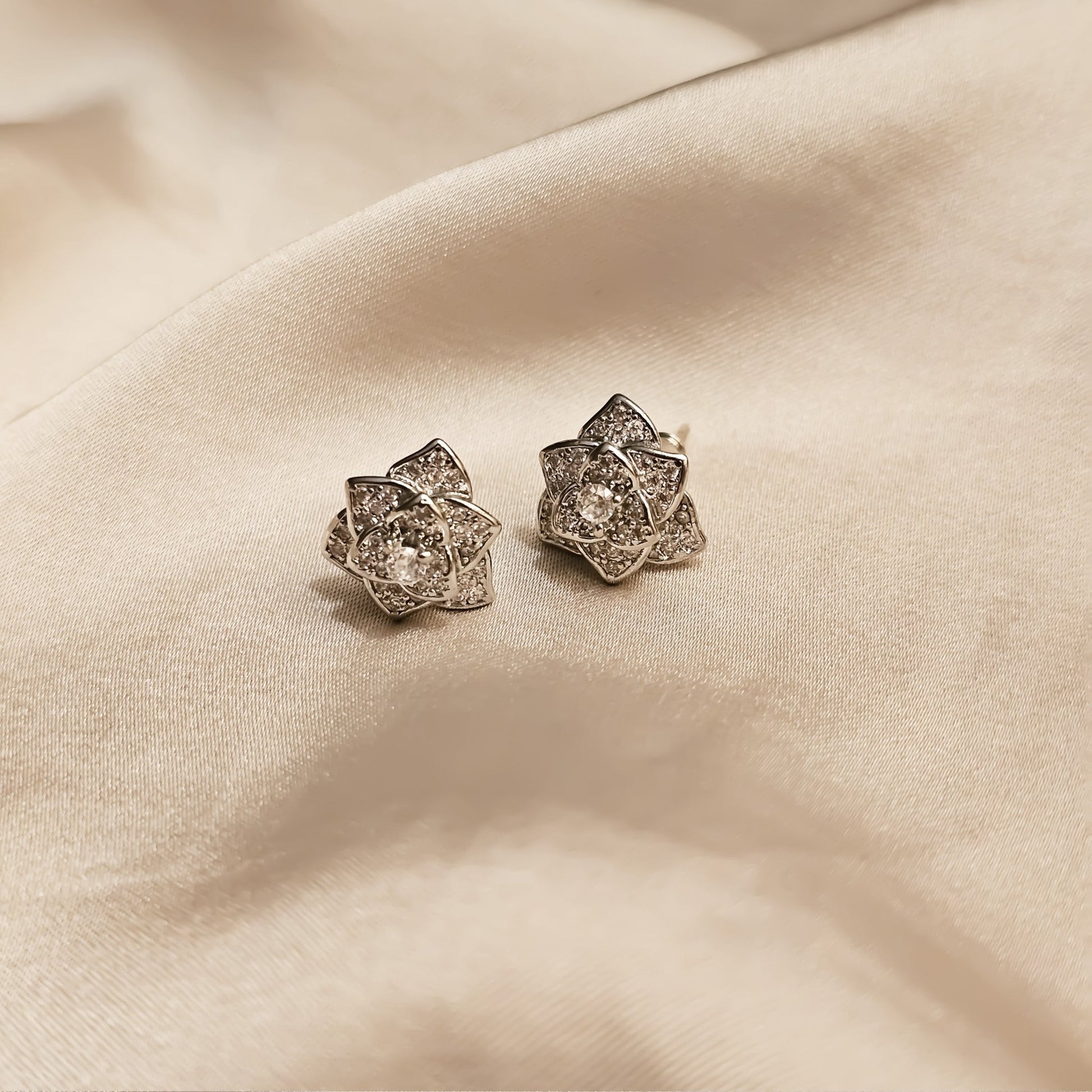 Blush Petals Studds - FAH Jewelry