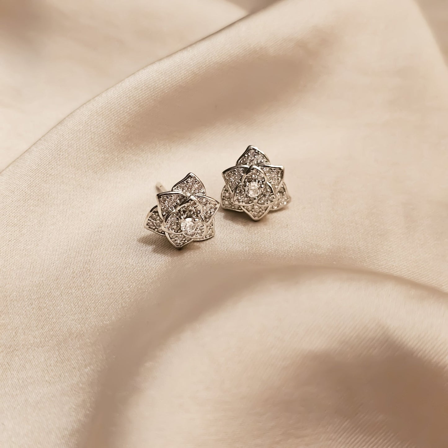 Blush Petals Studds - FAH Jewelry