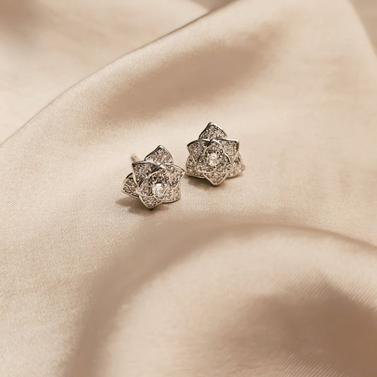 Blush Petals Studds - FAH Jewelry