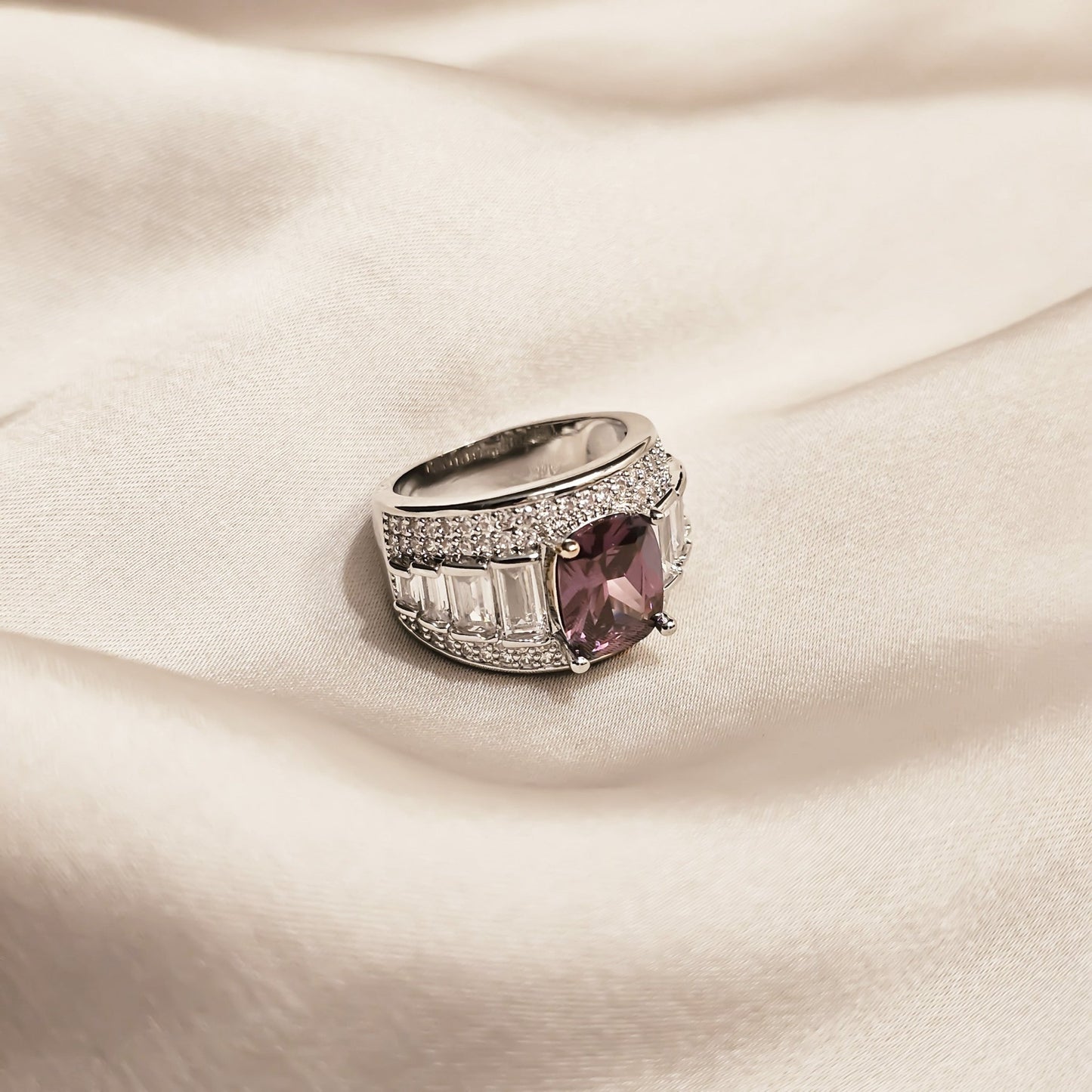 Celeste Violet Gleam Ring - FAH Jewelry