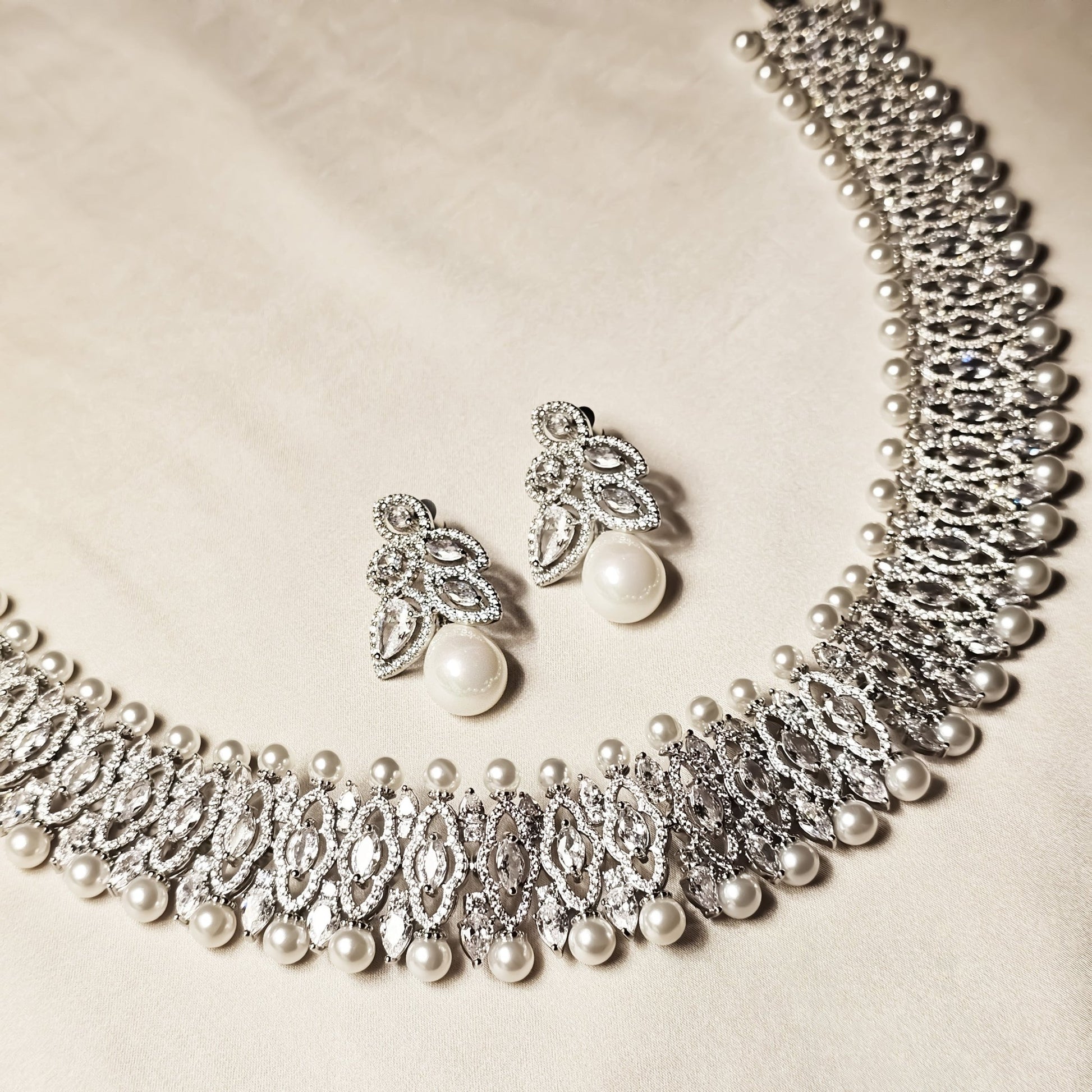 Celestia Pearl Ensemble - FAH Jewelry