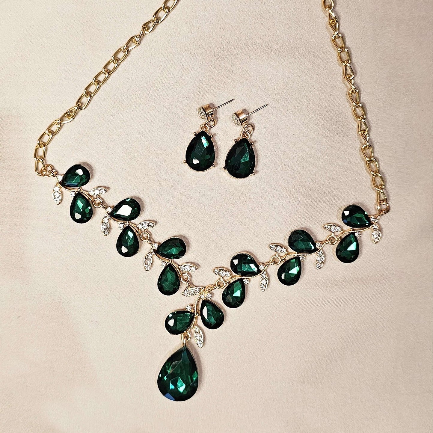 CIROTE Jewelry Gem Necklace Short Clavicle Exaggerated - FAH Jewelry