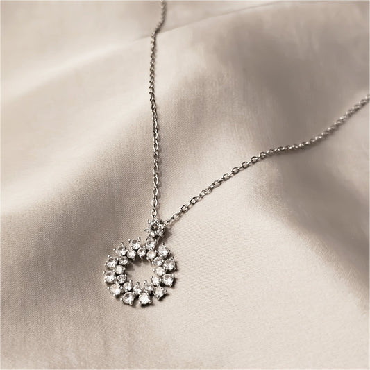 Classical Luxury Round Diamond Cut Pendant - FAH Jewelry