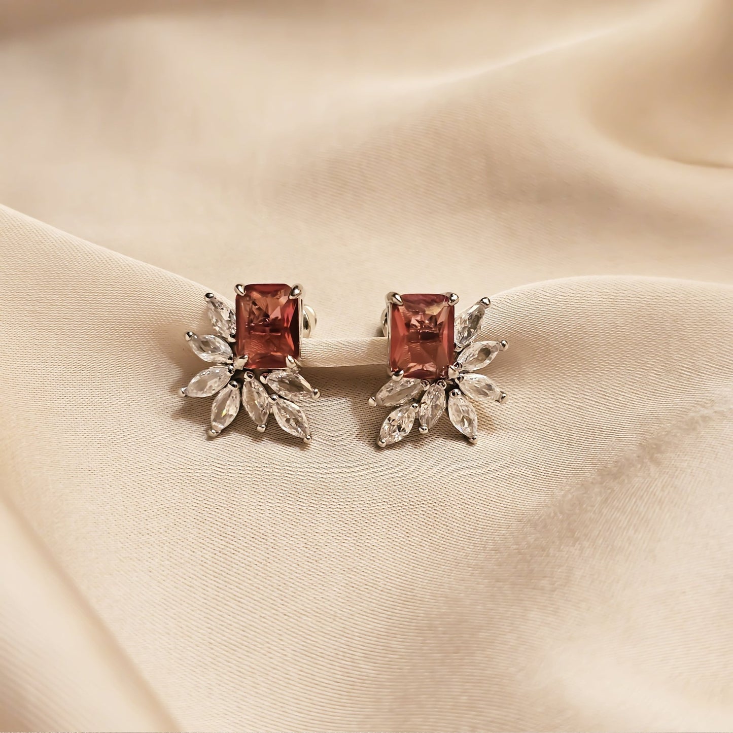 Crimson Glow Ruby Earrings - FAH Jewelry