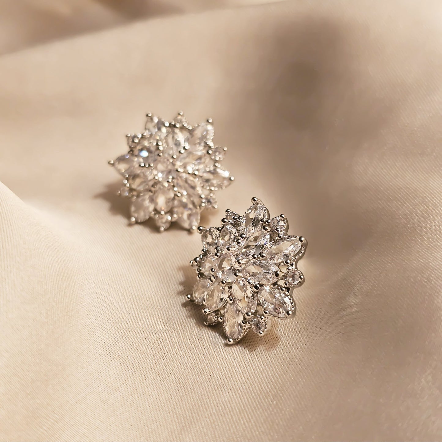 Crown Radiant Studs - FAH Jewelry