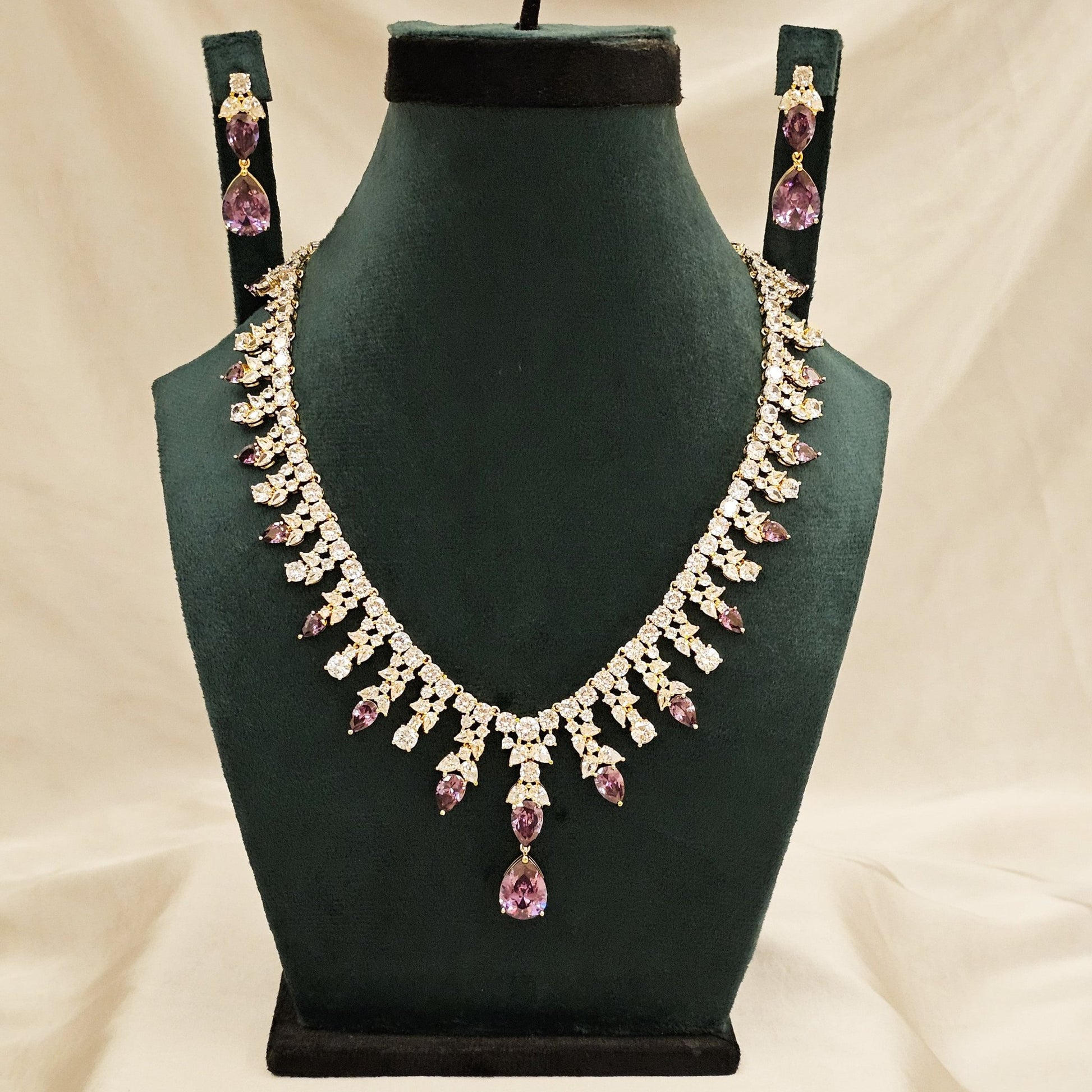 Crown Violet Serenade(GOLD PLATED) - FAH Jewelry