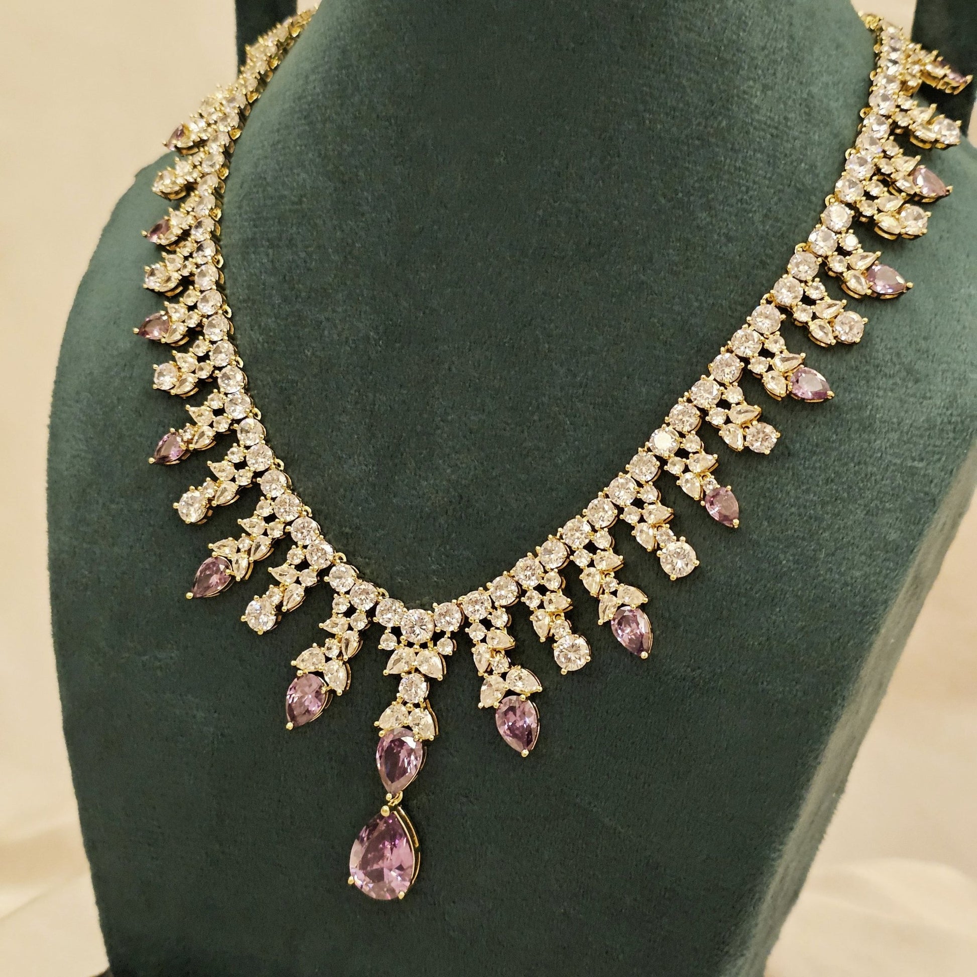 Crown Violet Serenade(GOLD PLATED) - FAH Jewelry