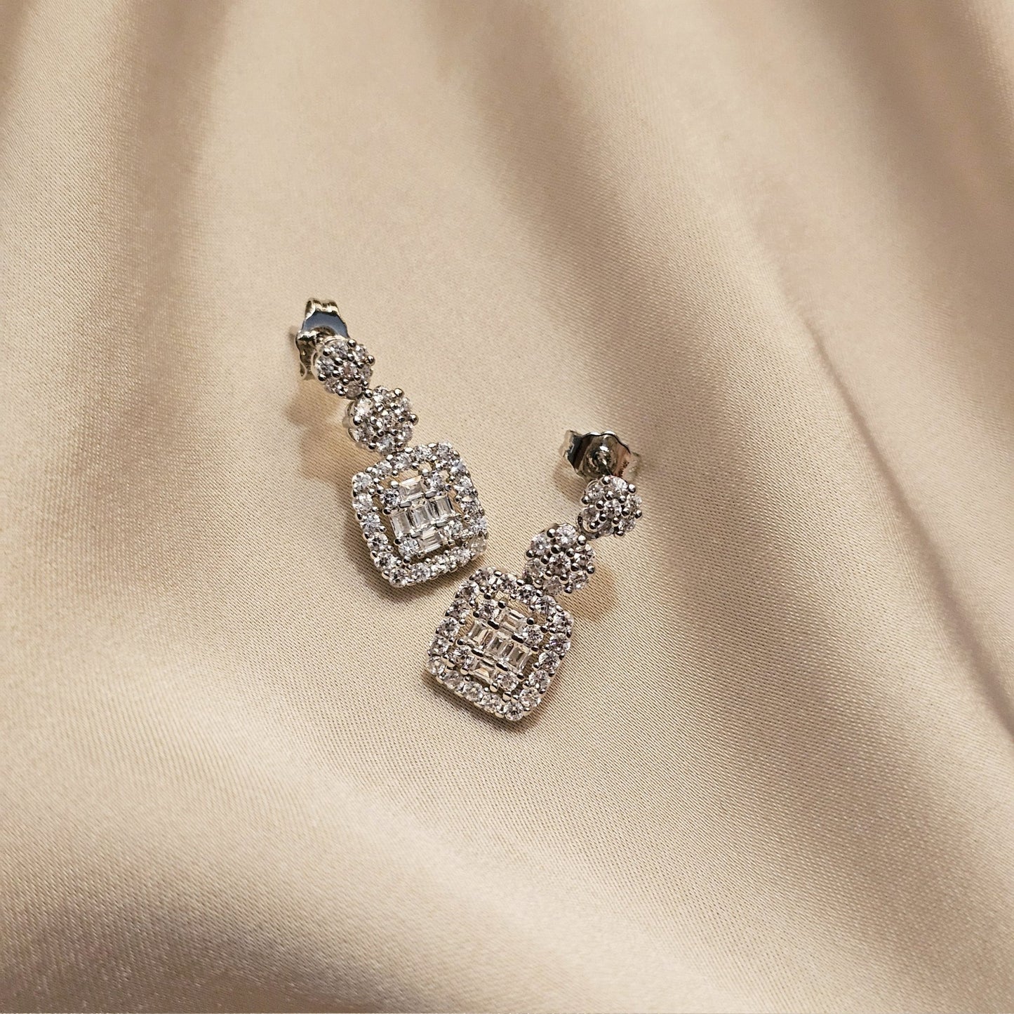 Crystal Glow Zircon Earrings - FAH Jewelry