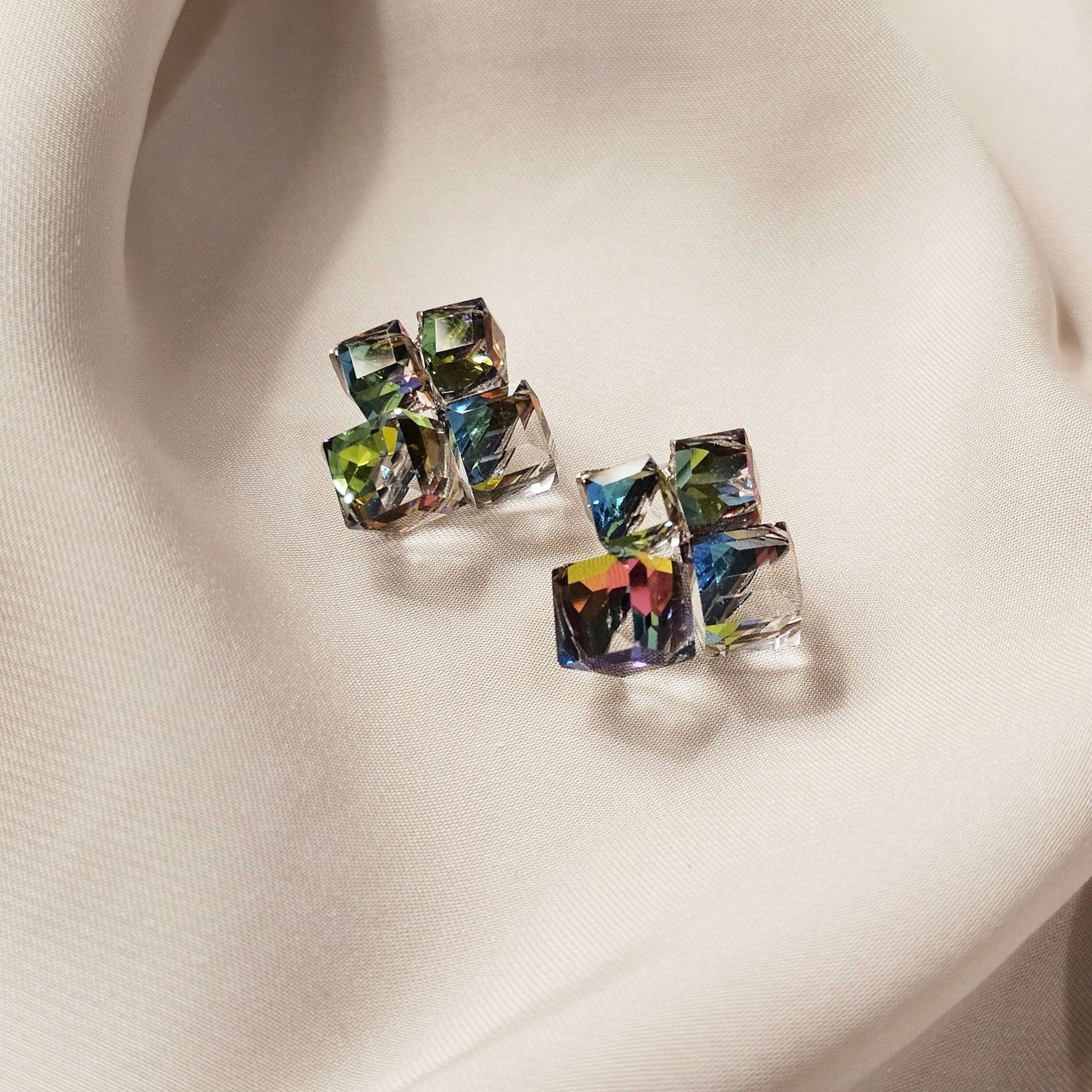 Cubic Shape Trendy Studds Earrings - FAH Jewelry