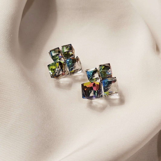 Cubic Shape Trendy Studds Earrings - FAH Jewelry