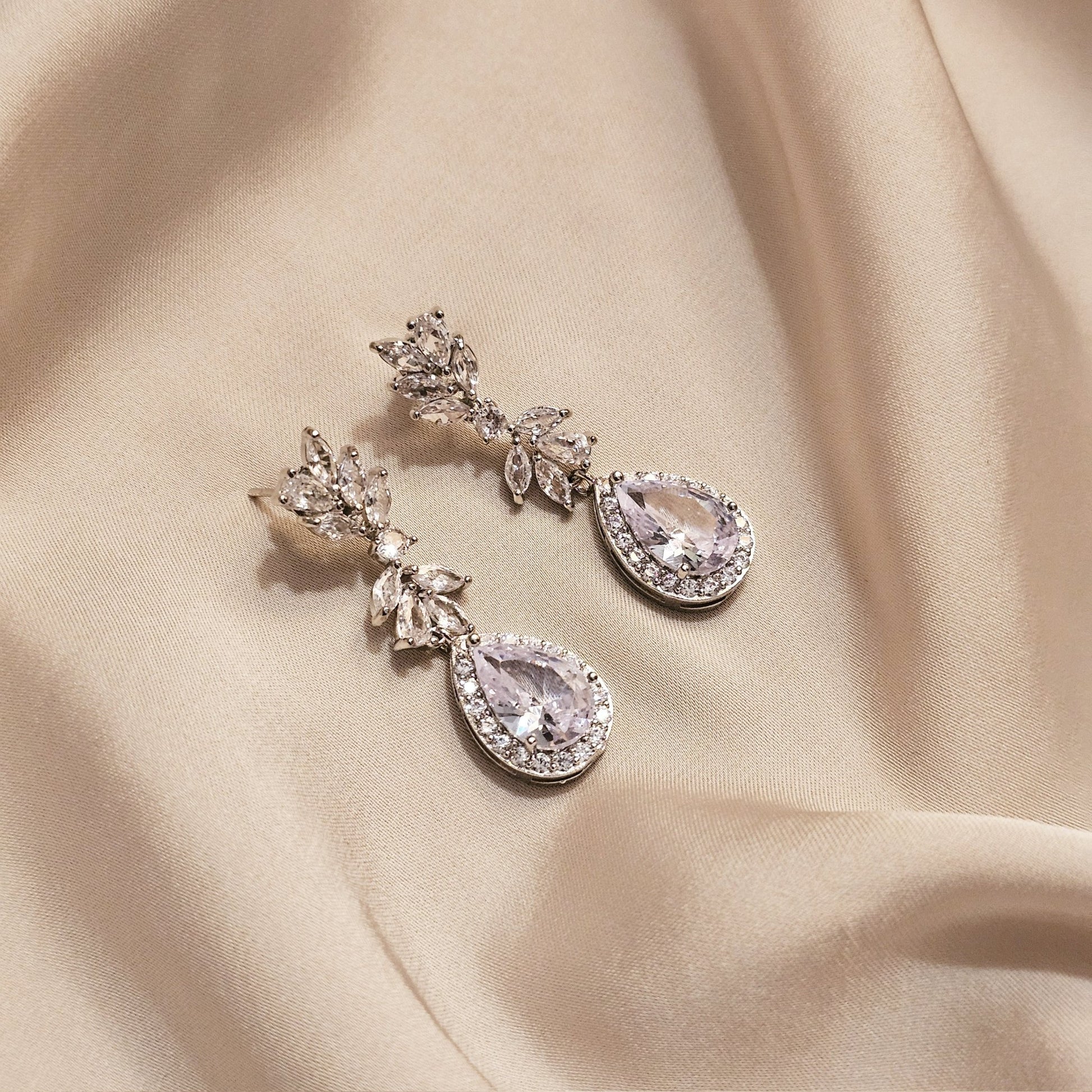 Diamond Luxe Teardrops - FAH Jewelry