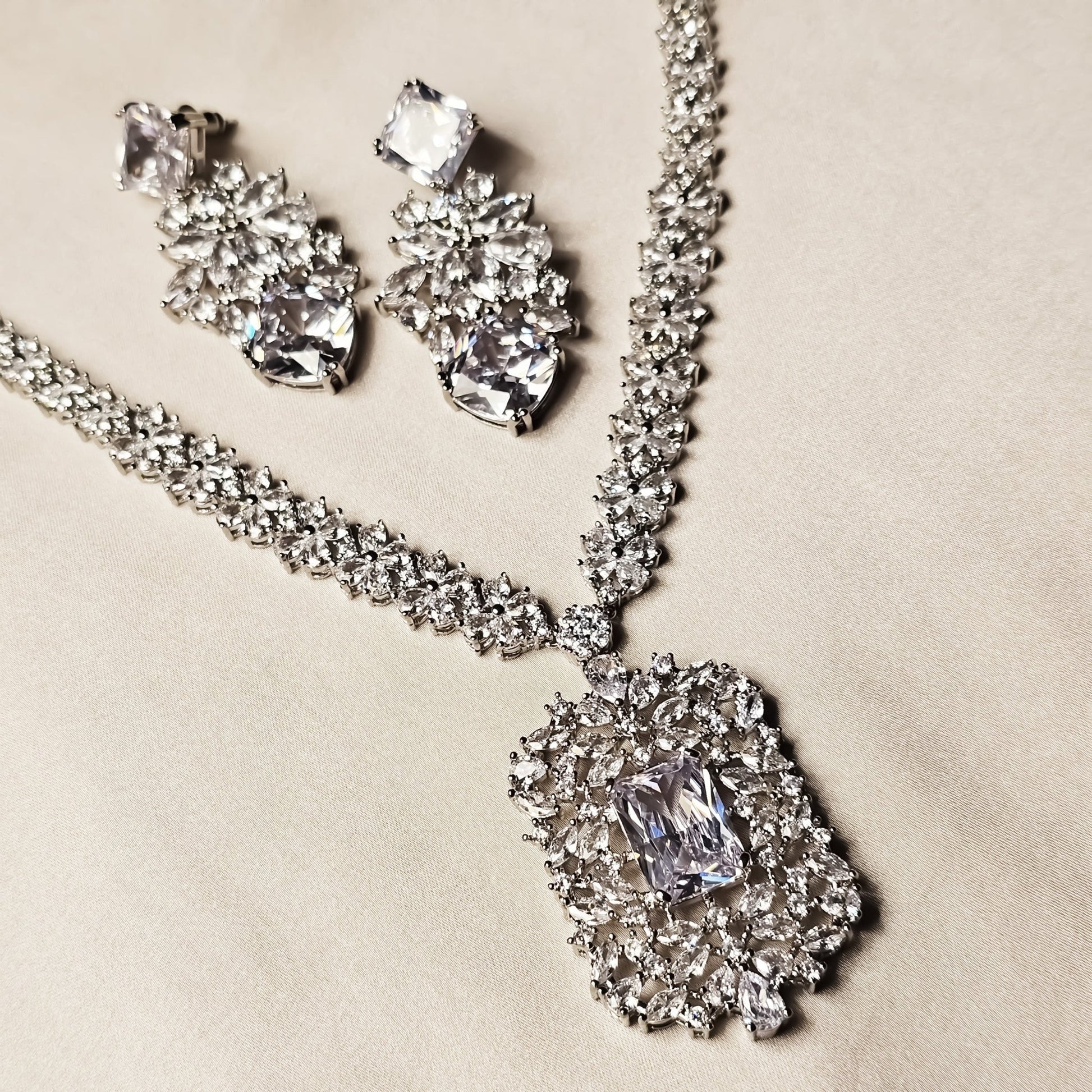 Empress Cut Zircon Set - FAH Jewelry