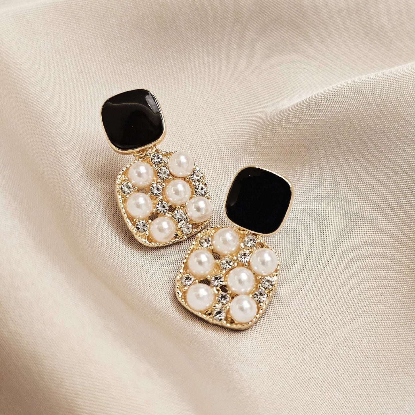 European Elegant Vintage Geometric Drop Earrings - FAH Jewelry