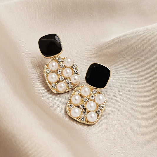European Elegant Vintage Geometric Drop Earrings - FAH Jewelry