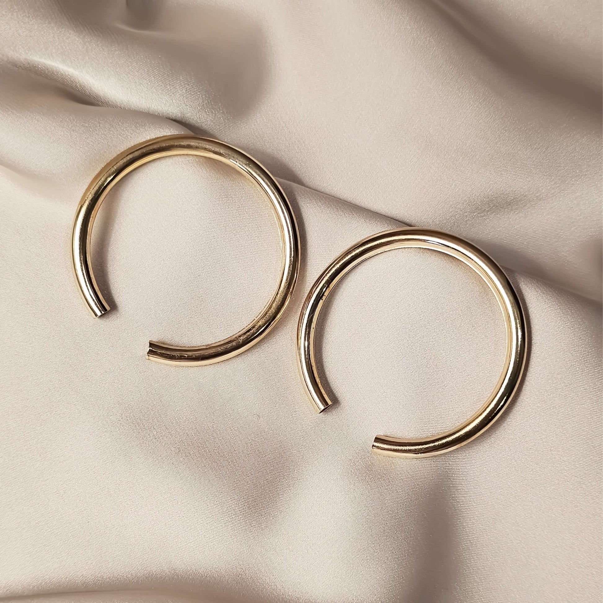 European Punk Metal Hoop Earring - FAH Jewelry